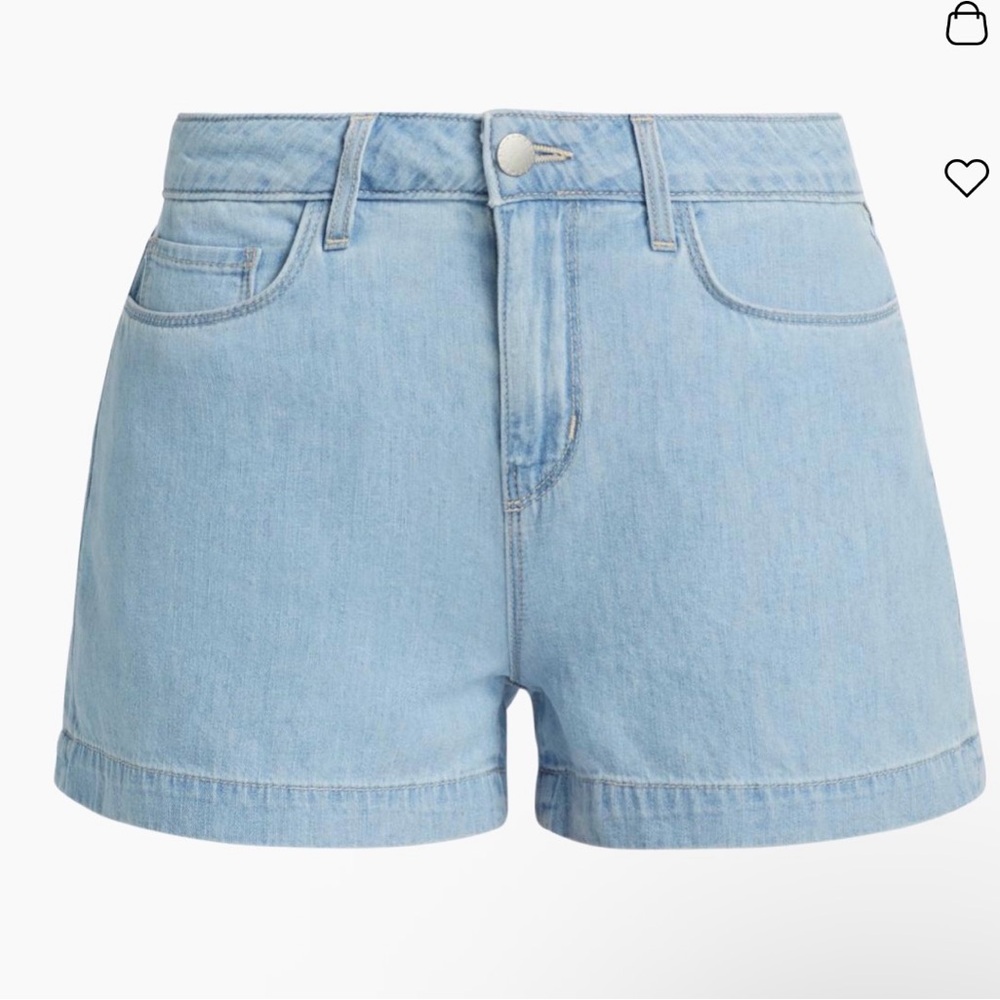 L'AGENCE Gina Hight-Rise Denim Shorts
